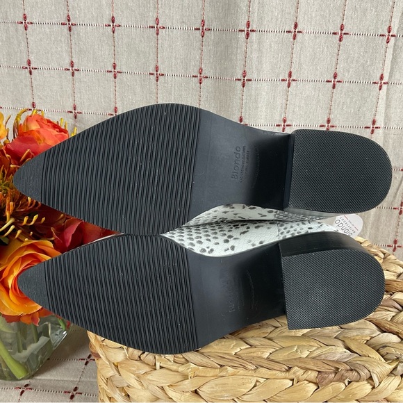 Blondo “Emelia” Snakeskin Embossed Leather Chelsea Ankle Boots B6650 195 Sz 6.5 - Picture 6 of 8